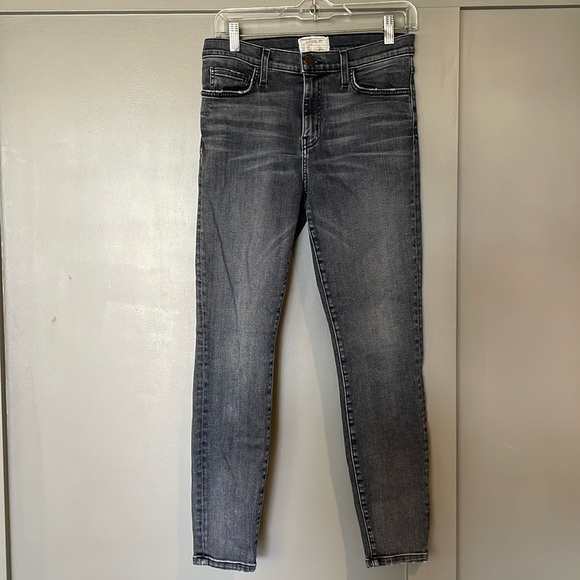 current/elliot high waisted stiletto skinny / 0 / washed black - Picture 1 of 9